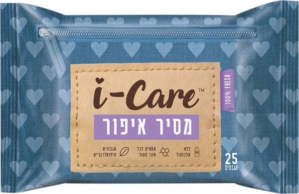 מגבונים להסרת איפור איי קר 25 יחידות