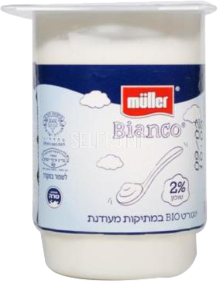 יוגורט ביו במתיקות מעודנת 2%