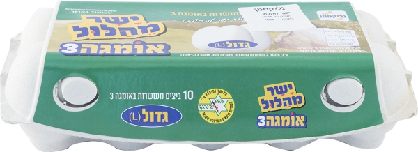 ביצים גדולות אומגה 3