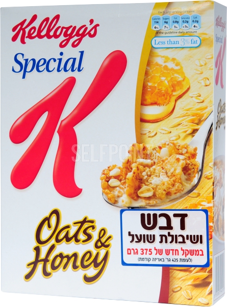 דגני בוקר קיי דבש ושיבולת שועל