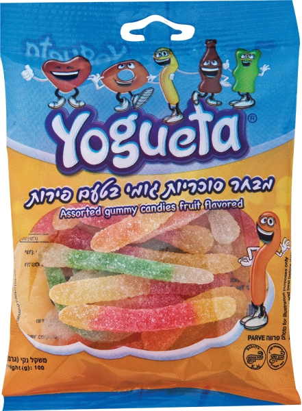 סוכריות גומי בטעם פירות