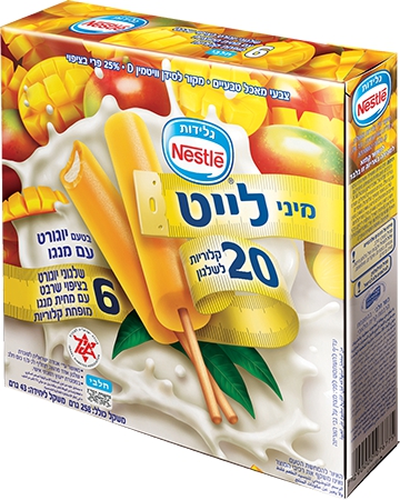 מיני לייט שלגוני יוגורט עם מנגו 6 יח'