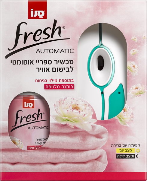 מכשיר ספריי אוטומטי לבישום אוויר כותנה