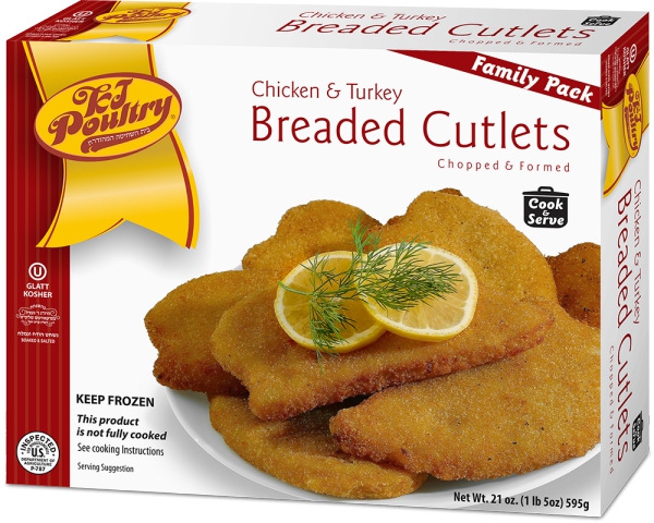 Chicken & Turkey Breaded Cutlets | Wesley Kosher
