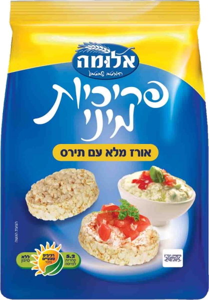 פריכיות מיני מאורז מלא עם תירס