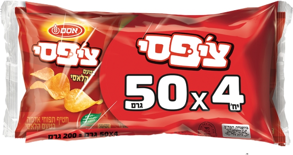 חטיף צ'יפסי בטעם קלאסי