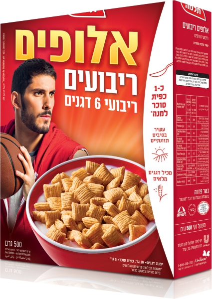 אלופים ריבועי 6 דגנים בטעם קלאסי