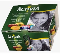 מעדן אקטיביה פירות מארז רביעייה