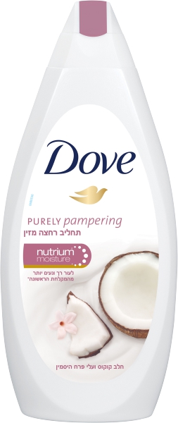 תחליב רחצה חלב וקוקוס
