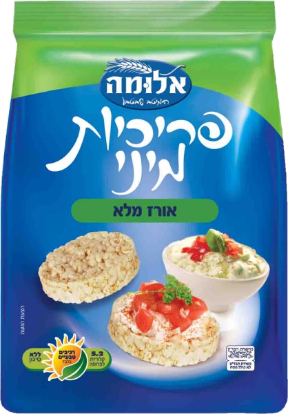אלומה פריכיות מיני אורז מלא 40 גרם