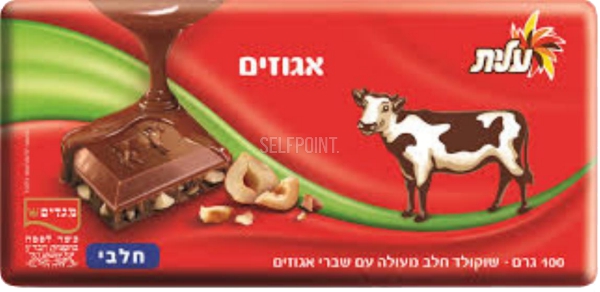 שוקולד חלב עם אגוזים