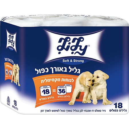 נייר טואלט גליל באורך כפול