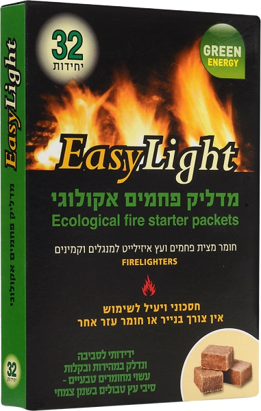 מדליק פחם אקולוגי מוצק