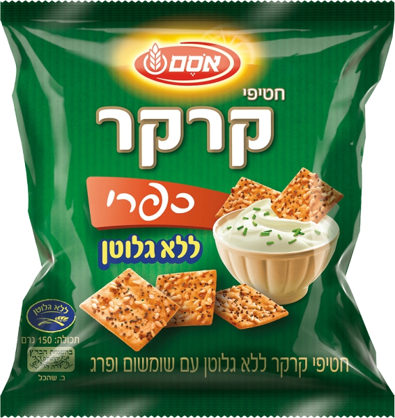חטיפי קרקר כפרי ללא גלוטן