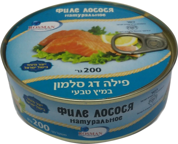 פילה דג סלמון במיץ טבעי