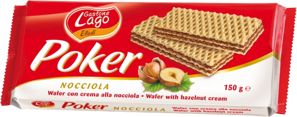 פוקר וופלים במילוי קרם אגוזים