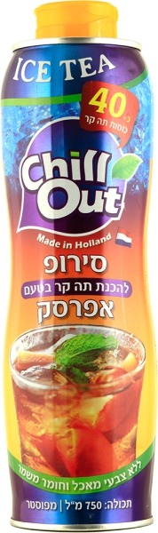 סירופ להכנת משקה בטעם תה ואפרסק