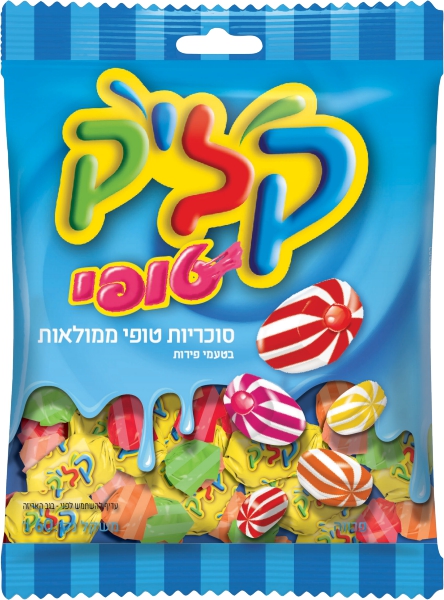 טופי סוכריות ממולאות בטעמי פירות