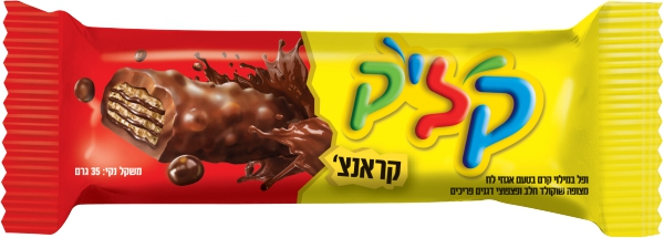 חטיף קליק קראנצ' קרם אגוזים
