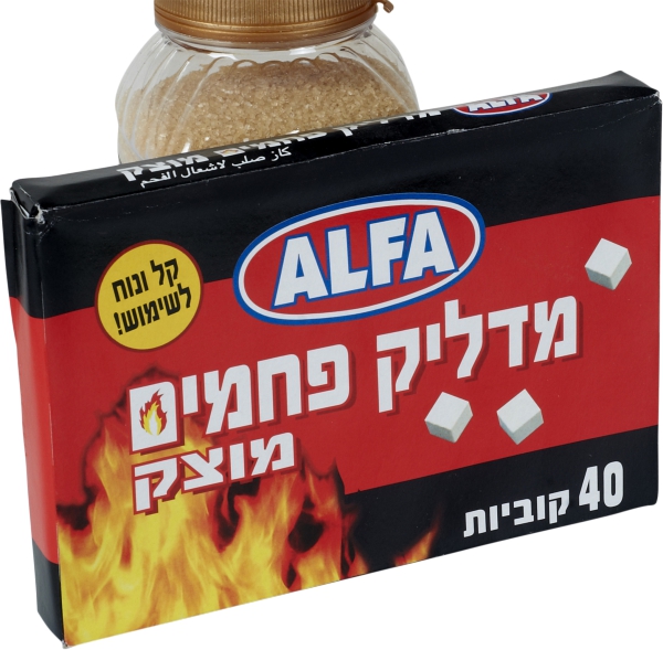 מדליק פחמים מוצק