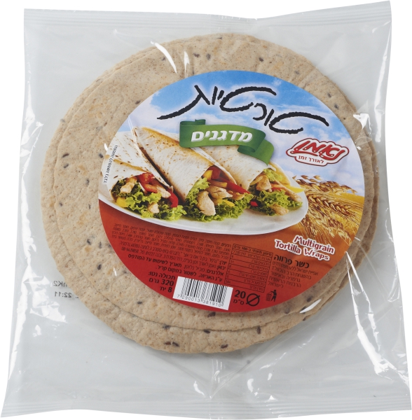 טורטיות ללא חומר משמר דגנים 20 ס"מ 8