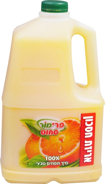 מיץ תפוזים 3 ל' פרימור