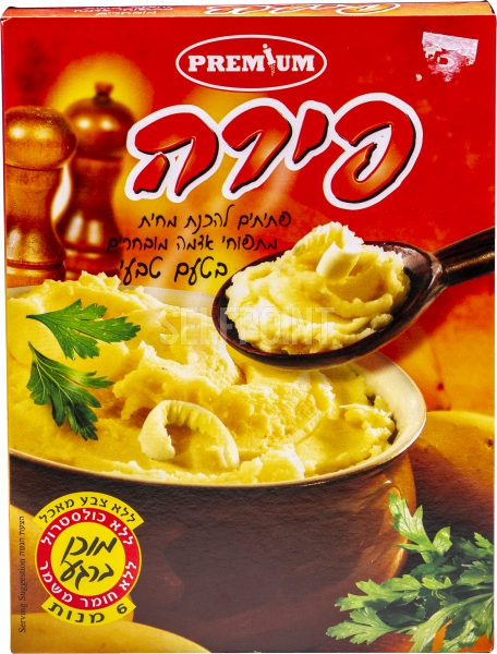פירה פתיתים להכנת מחית מתפוחי אדמה בטעם טבעי