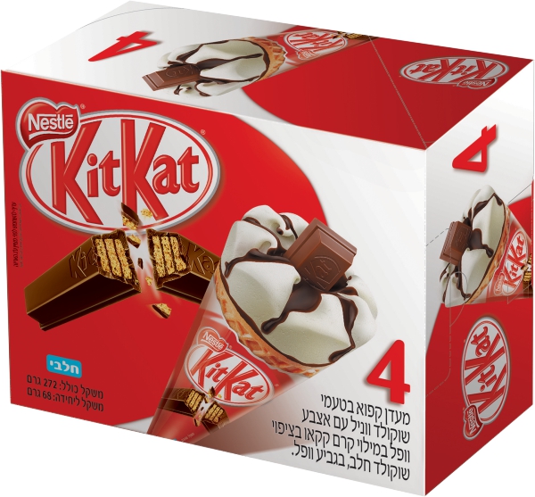 קיטקט טילון בטעמי שוקולד וניל 4 יחידות