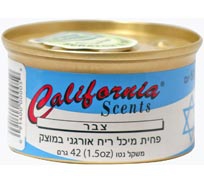 פחית מפיץ ריח אורגני במוצק לרכב