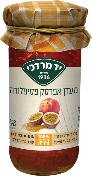 מעדן אפרסק ופסיפלורה