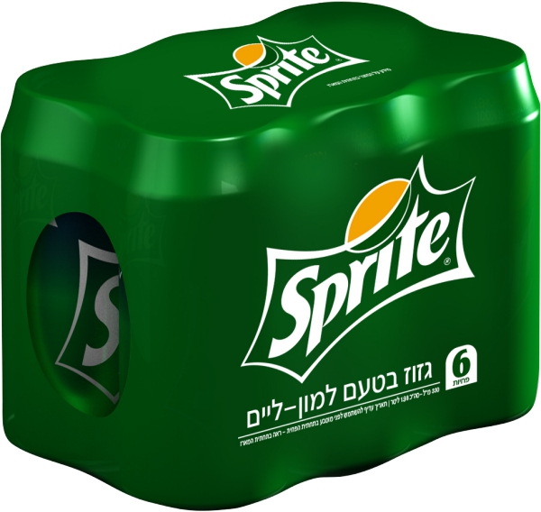 ספרייט פחיות 6 יחידות