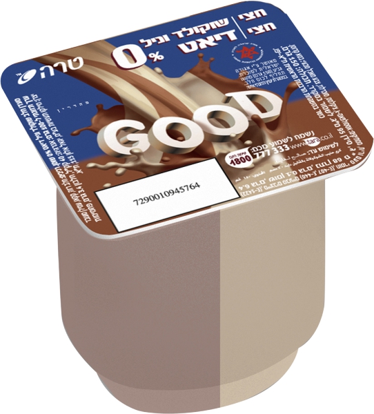 מעדן חצי/חצי וניל שוקו דיאט