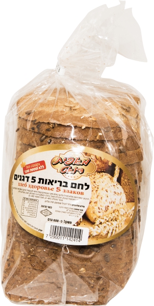לחם בריאות 5 דגנים
