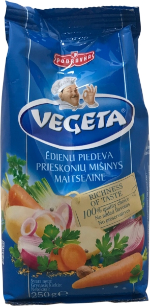 תערובת תבלינים עם ירקות