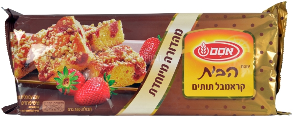 עוגת הבית קראמבל תותים