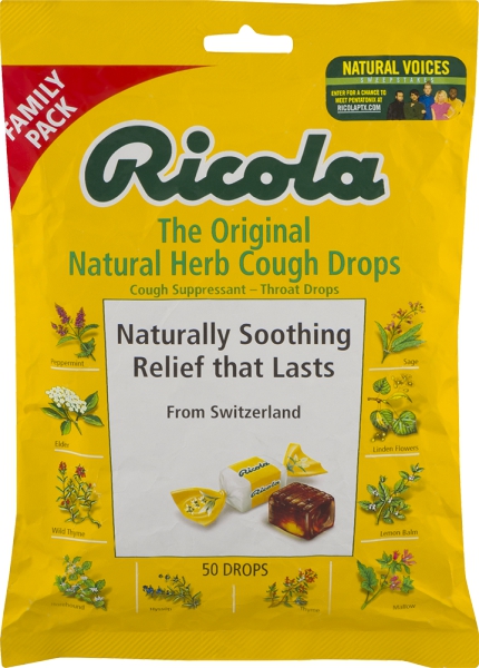 Natural Herb Cough Drops 50 ct | Evergreen