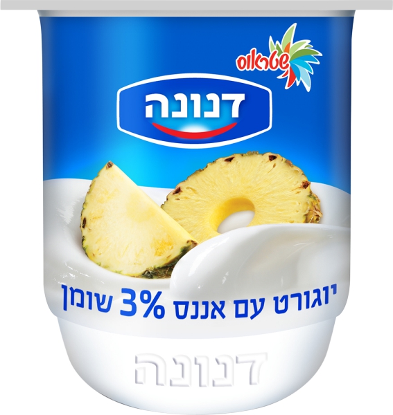 יוגורט פלוס אננס 3%