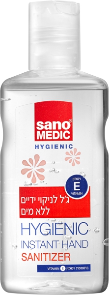 ג'ל לניקוי ידיים ללא מים