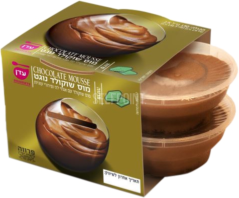 מוס שוקולד נוגט 2 יחידות