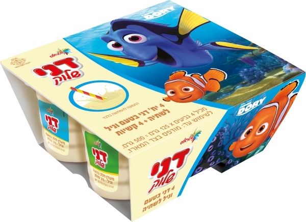 דני שלוק מעדן בטעם וניל 4 יחידות