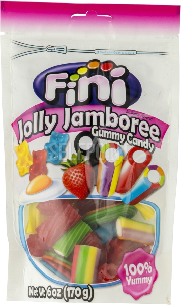 פיני גימבורי גומי פירות וליקריץ 180 ג