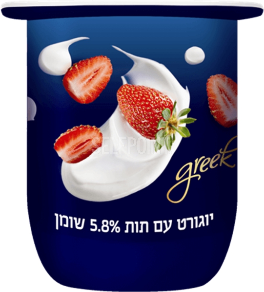 יוגורט יווני עם תות 5.8%