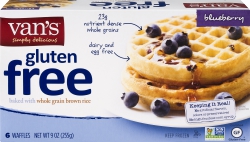 Gluten Free Blueberry Waffles 6 ct