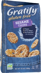 Gratify Pretzel Thin Sesame Gf