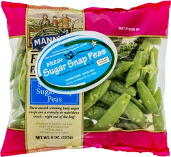Manns Sugar Snap Peas 8Z