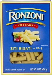 Ziti Rigati Enriched Macaroni Product