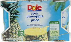Pineapple Juice 6 oz Can 6Pk
