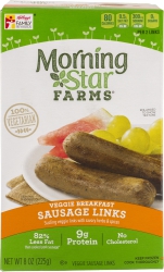Breakfast Sausage Links 100% Vegetarian