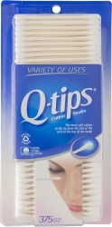 Qtips Cotton Swabs 375 Ct