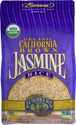 Lunbg Rice Jasmine Brown 32 oz